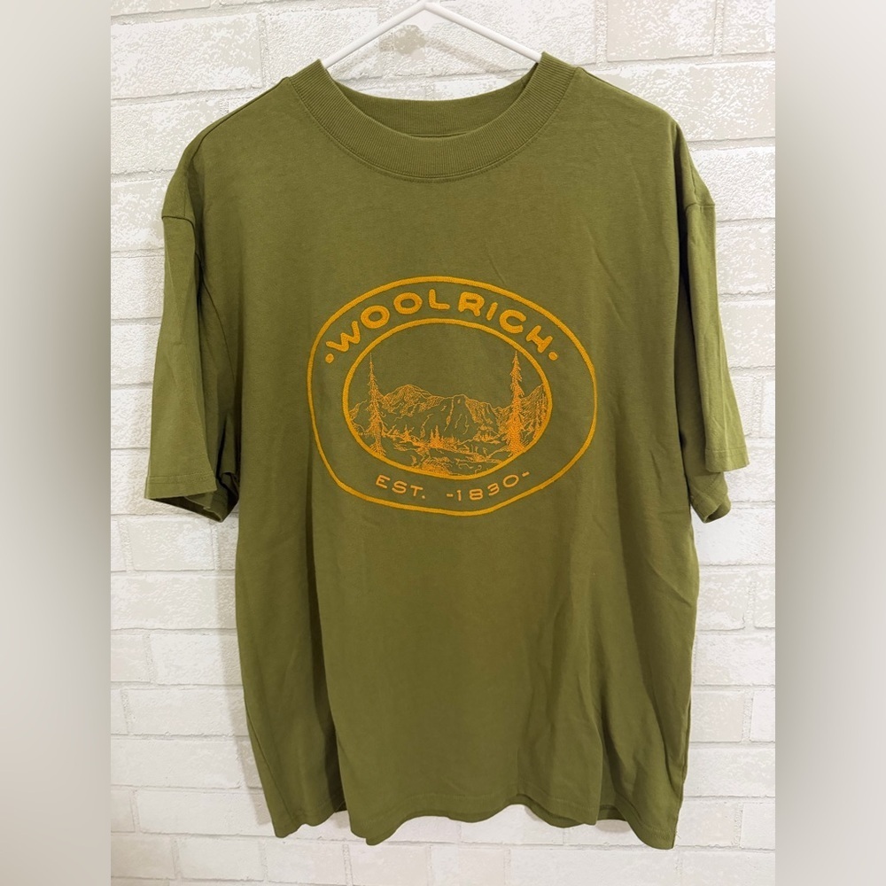 Woolrich x Target Embroidered Graphic Short Sleeve Crewneck T-Shirt L #3045